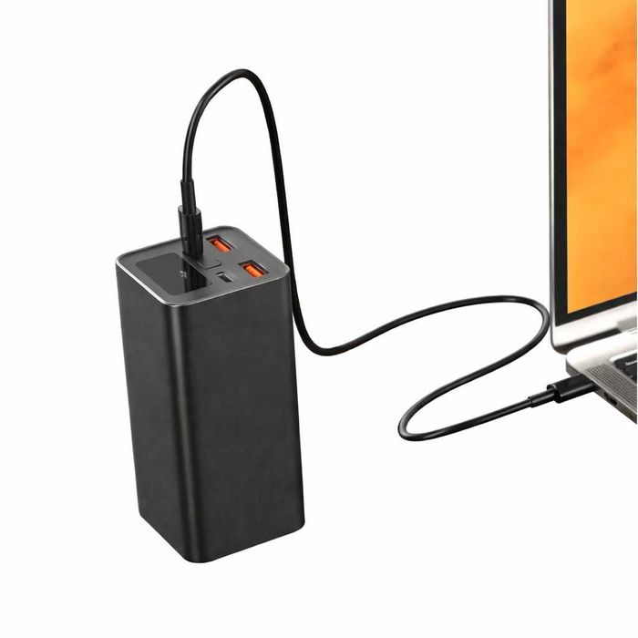 Павербанк XO-PB97 20000mAh 65W PD/QC Чорний PowerBank для ноутбука