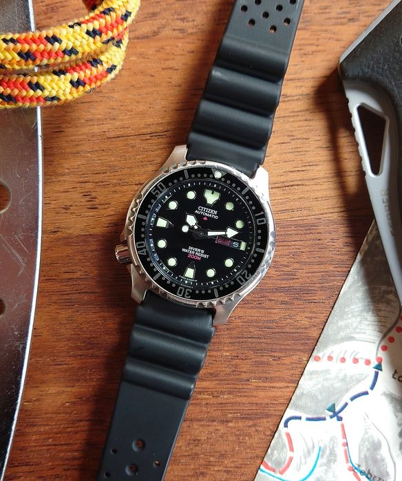 Zegarek Citizen Promaster Diver NY0040 Full Set Automatic Stalowy