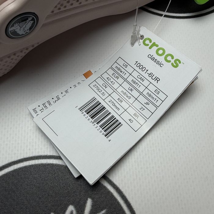 ОРИГІНАЛ Тапочки Crocs 42 43 Classic Тапки Шльопанці 10001-6UR з США