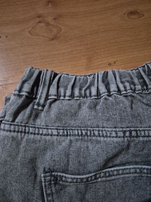 Black/Grey Calças de ganga