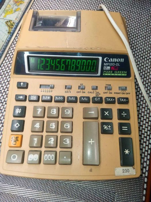 Калькулятор Canon MP120-DL