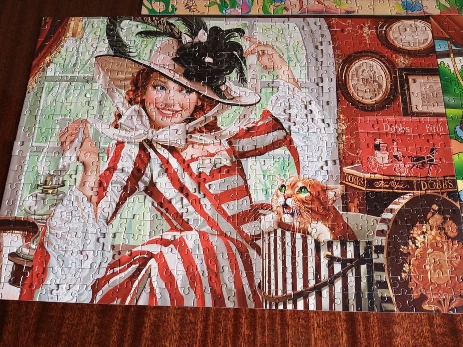 Продам пазлы на разное количество элементов