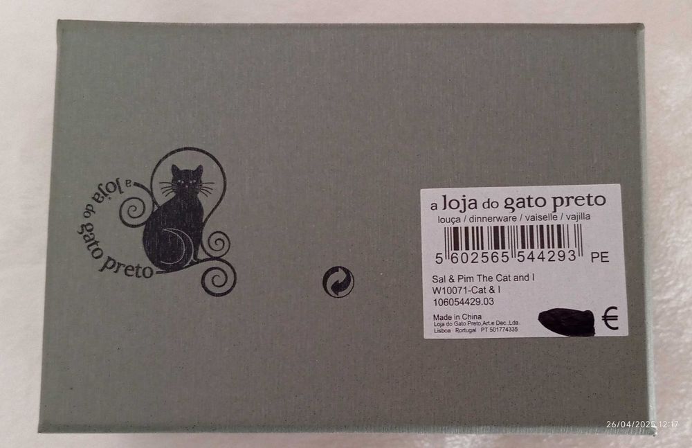 Saleiro e pimenteiro GATO PRETO