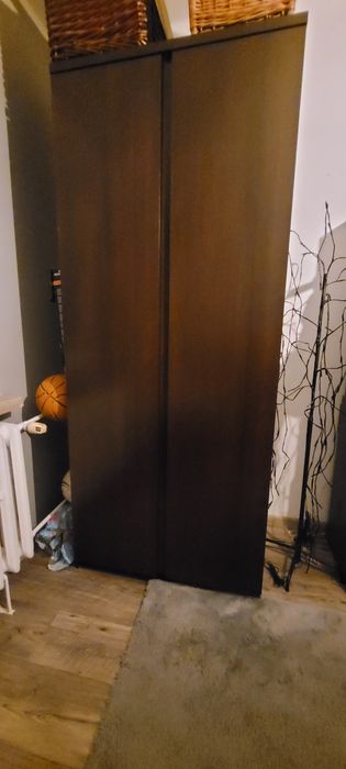 Szafa kolor  venge - ciemny brąz