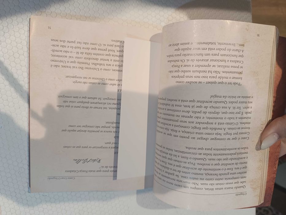 Livro O segredo .
