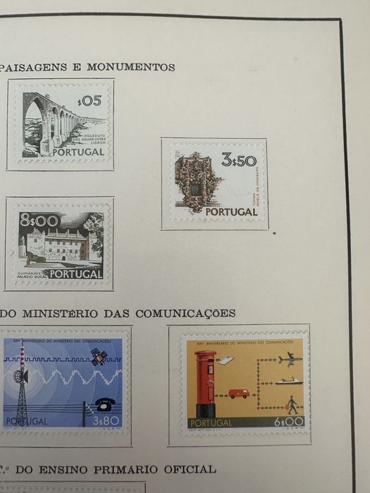 Selos de Portugal 1973 - Series completas e Novos