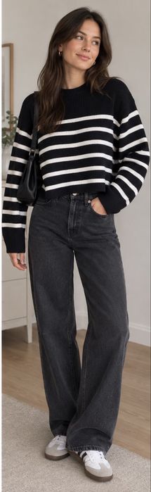 Sweter w   Paski