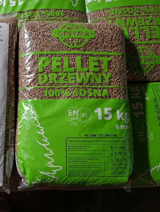 Pellet drzewny klasa A1