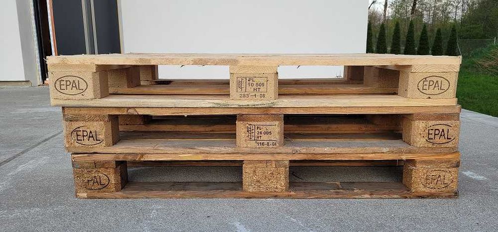 Okazja! Palety Euro Gatunek 1 EPAL EUR Jasne