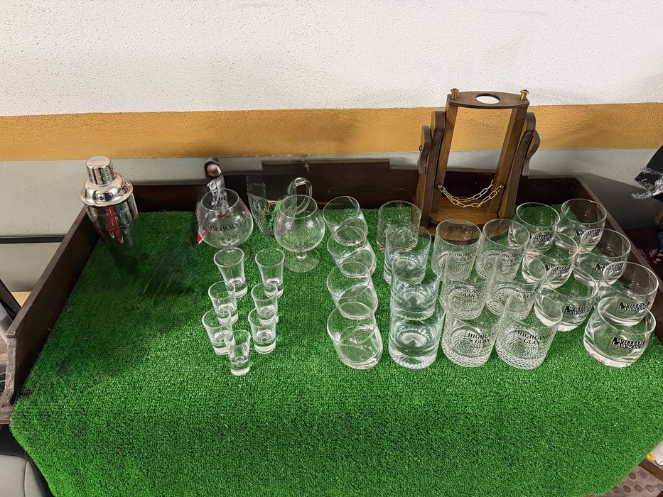 Conjunto Bar e Preparação de bebidas