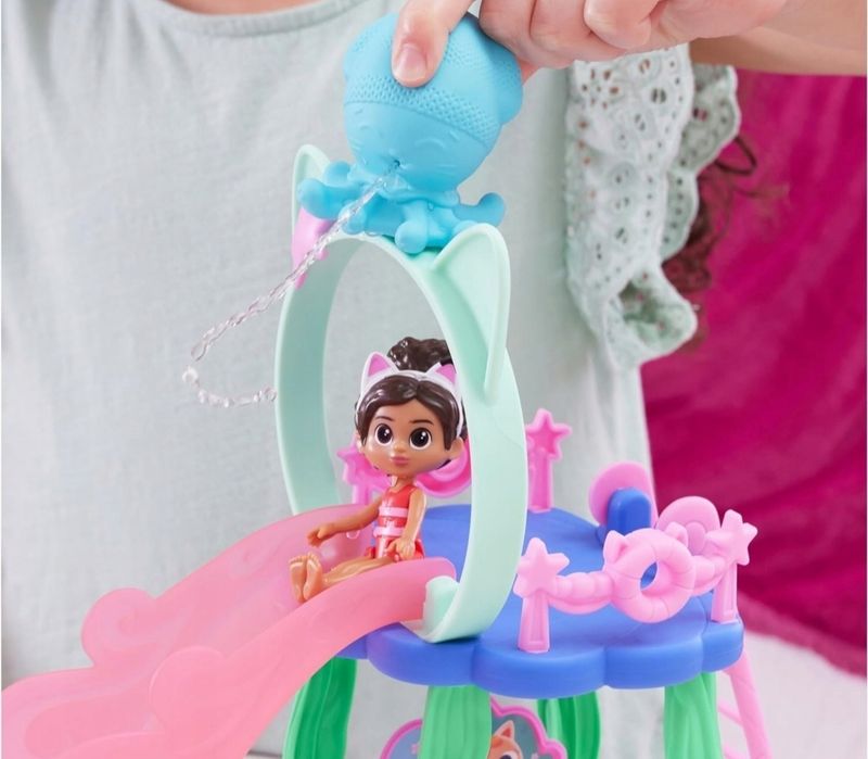 Koci Domek GABI duży zestaw basen 2 figurki GABI SYRENKOTKA