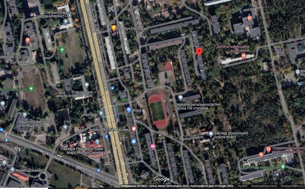 #16G2 Квартира подобово. бул. Перова 16Г. парк "Аврора"