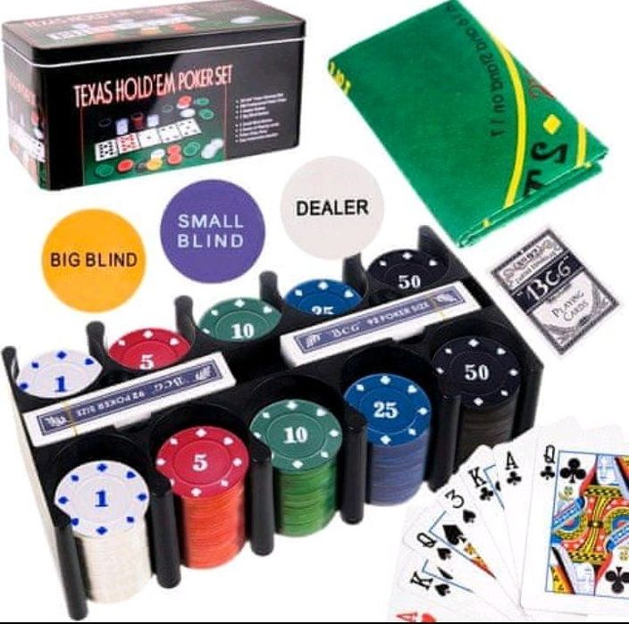 texas hold'em poker set