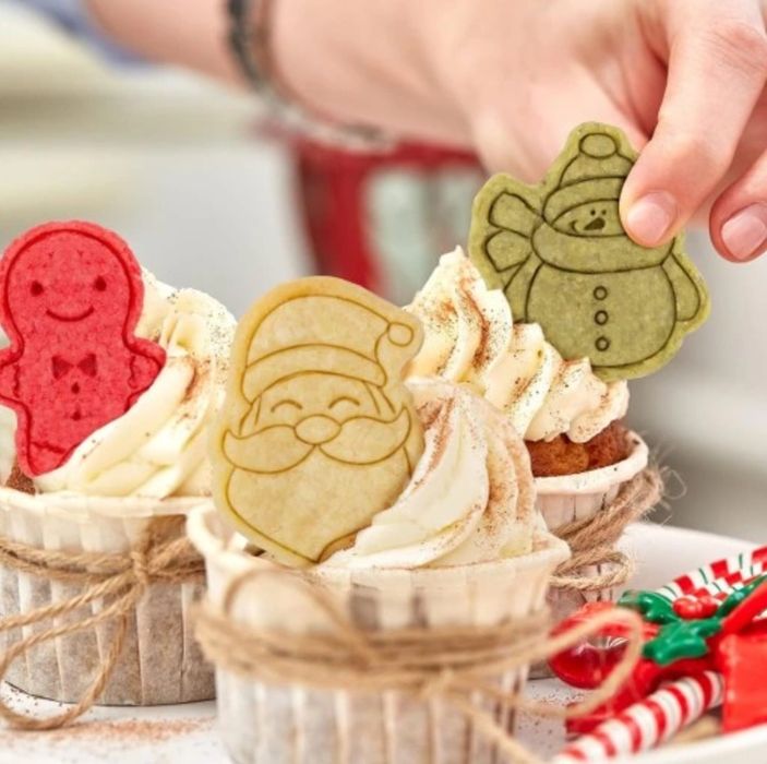 Foremki Do Ciastek Świąteczne Mix Wzorów DIY Zestaw 8szt