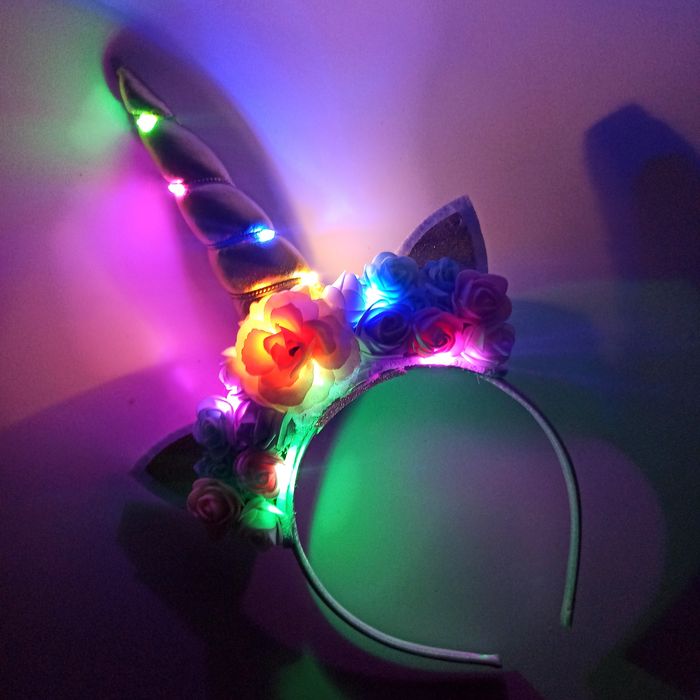 Акція! Дитячий обруч єдинорог світиться одноріг крила единорог крылья