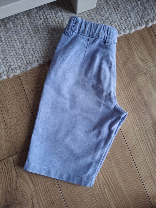 116cm 122cm, chino eleganckie spodenki szorty chłopięce