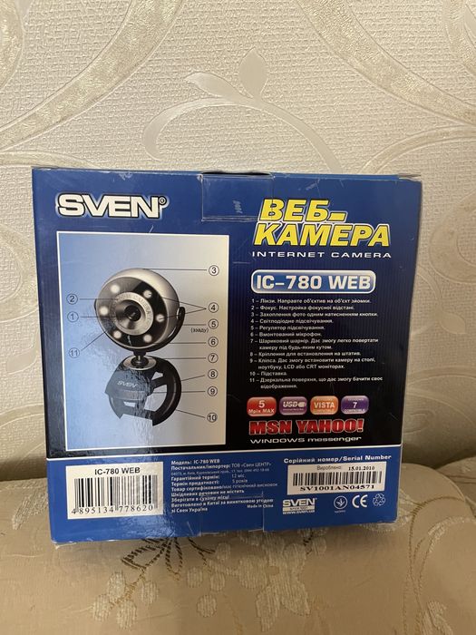 Веб-камера SVEN  IC-780