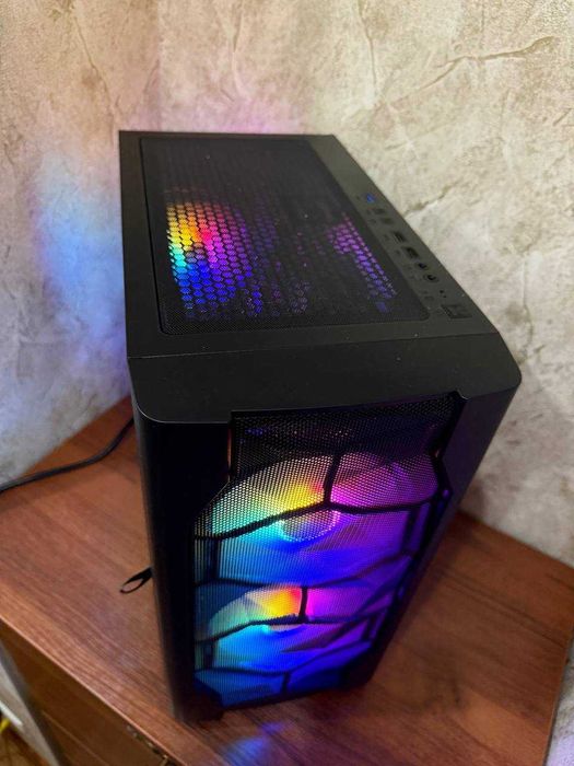Игровой ПК RX 470 Компьютер Intel i7 8 ядер Стационарный блок 16GB ОЗУ