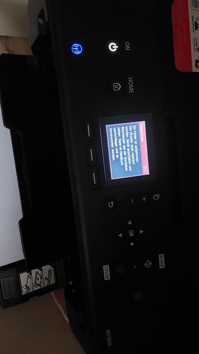 Drukarka Canon Pixma MG5650 uszkodzona
