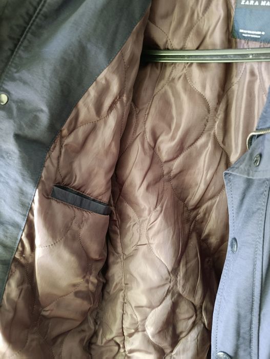 Casaco Zara azul marinho