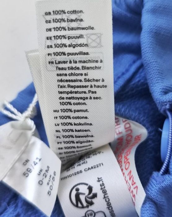 Arket дитячі шорти із 100% бавовни 50-56 см 0-2 м