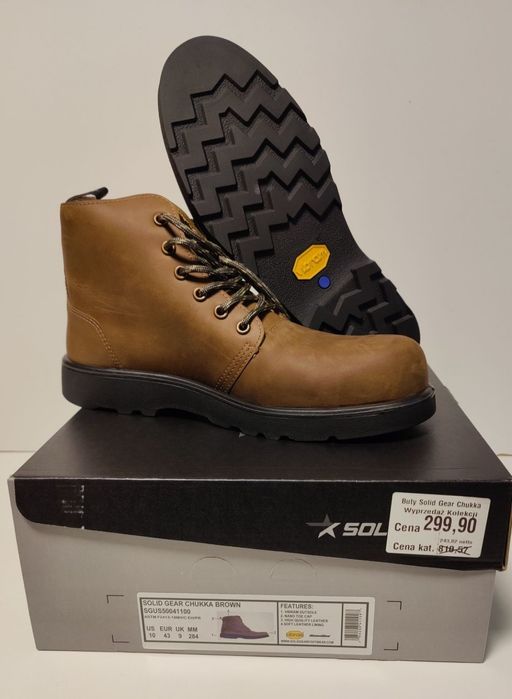 Buty robocze Solid Gear Chukka r44 Vibram
