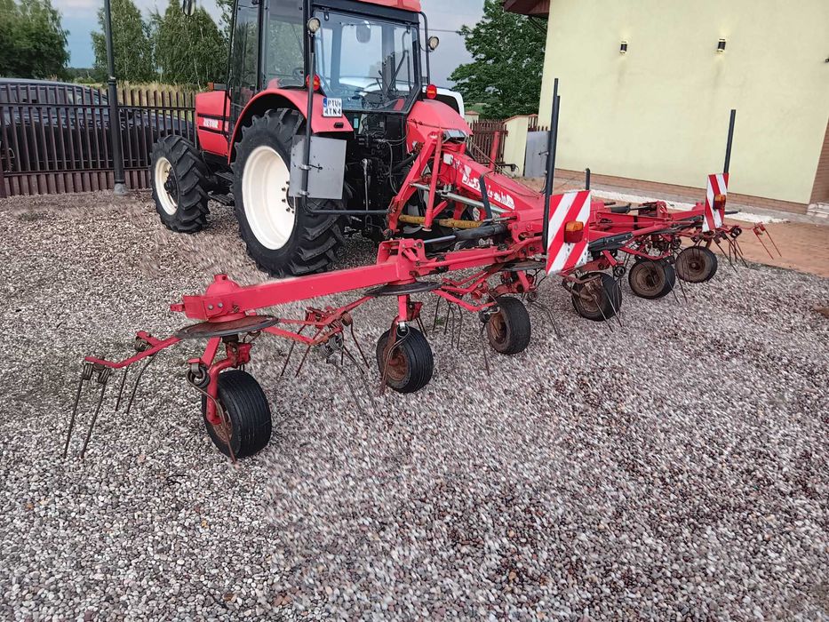 Przetrzasarka przegrabiarka jf-stoll z 685 6 gwiazdowa