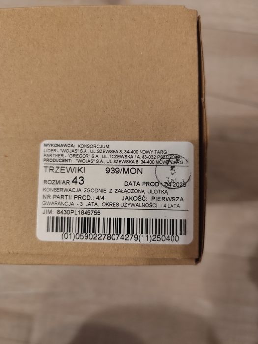 Buty wojskowe mon 939