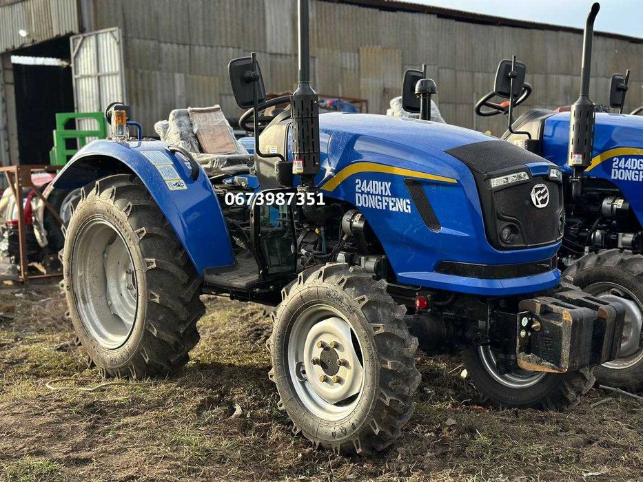 Мінітрактор Dongfeng DF 244 DHX Широка гума КПП(4+1)х2 Ведучий передній міст Безкоштовна доставка!