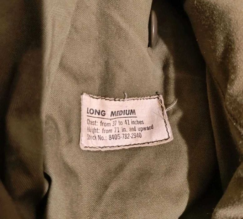 Kurtka US Army m65 kontraktowa 1967 Medium