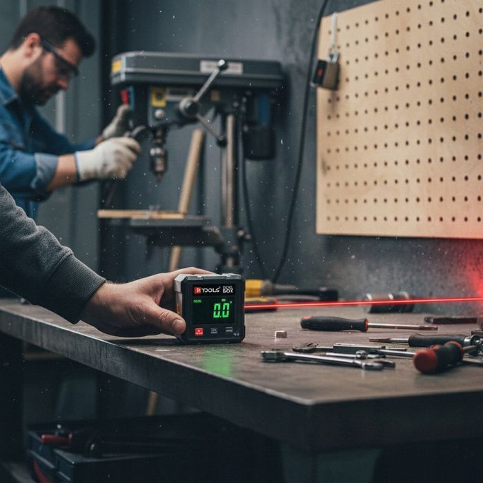 Poziomica Laserowa Magnetyczna Kątomierz Miernik Kąta Inklinometr