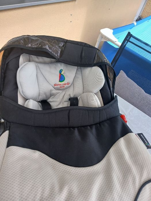 Conjunto de carrinho de Bebe mais Baby coque marca Pierre Cardin