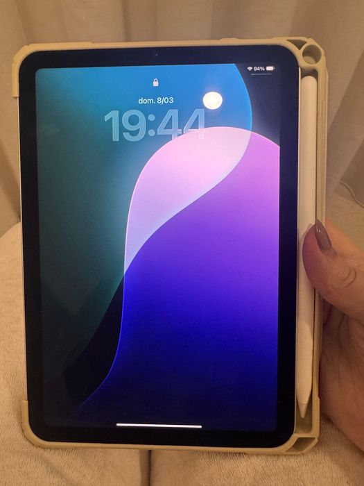 1 x Apple iPad Mini 8.3'' 2024 - Wi-Fi - 256GB - Luz das estrelas