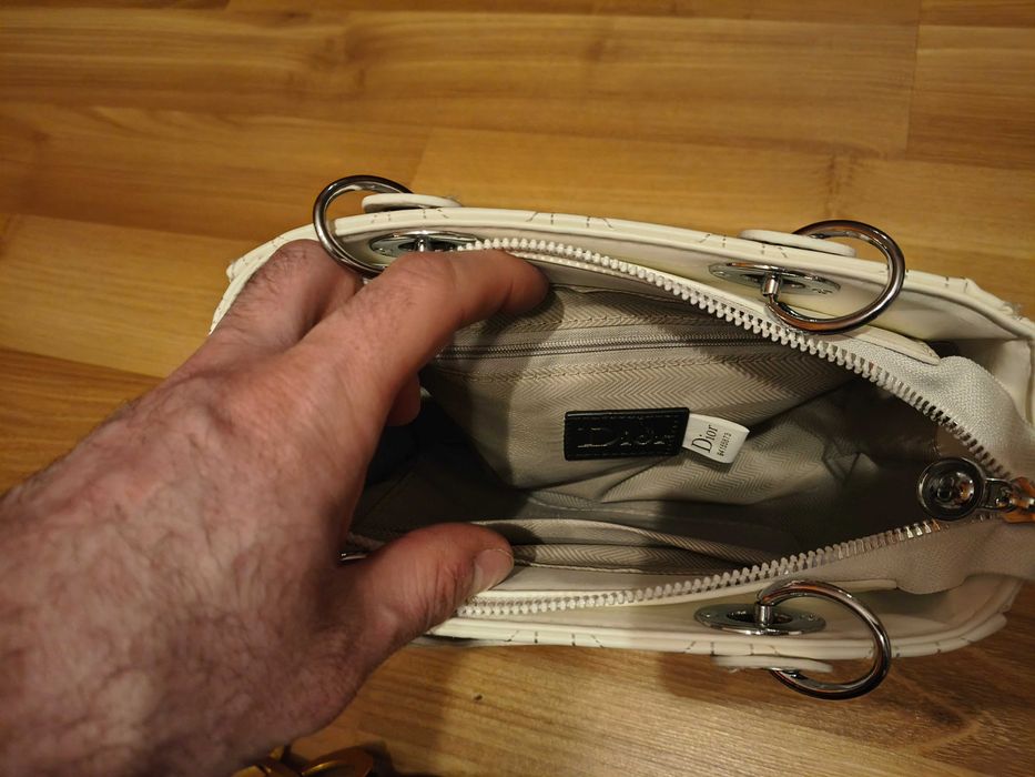 Torebka Dior biała i Saddle gratis.