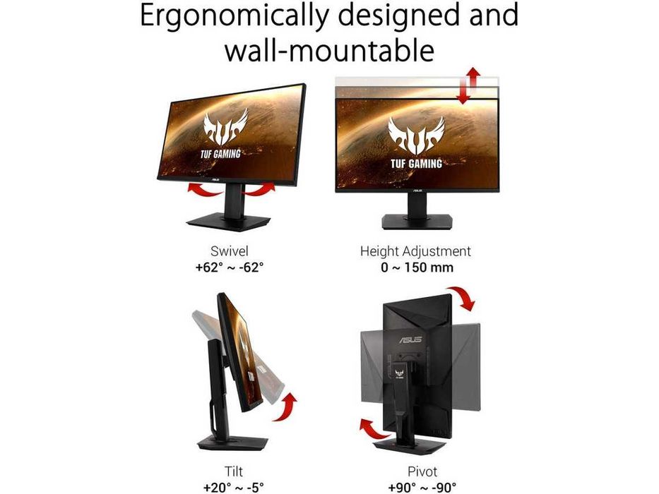Monitor gaming ASUS TUF VG289Q + ARCTIC X1-3D