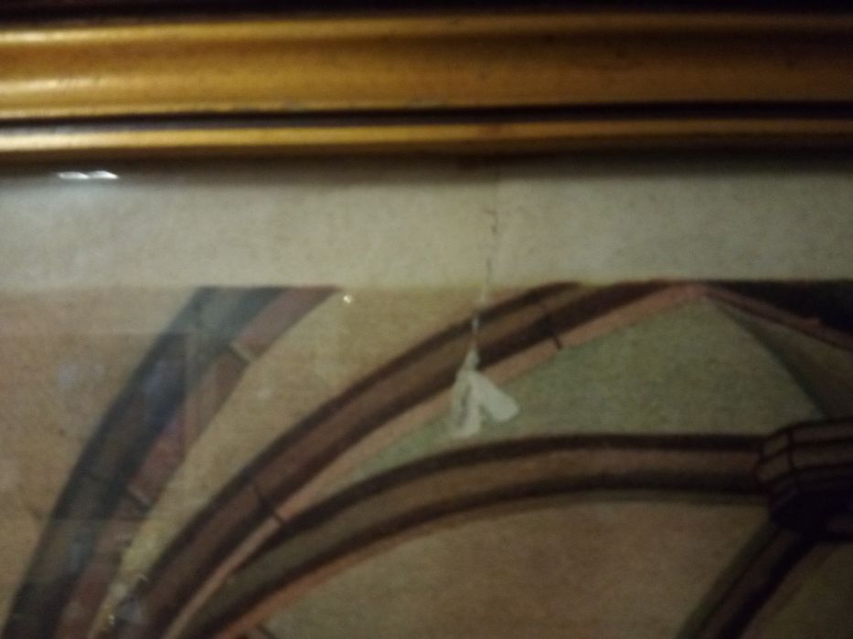 Antiga litografia Christovam Colombo no Conselho de Salamanca 1487