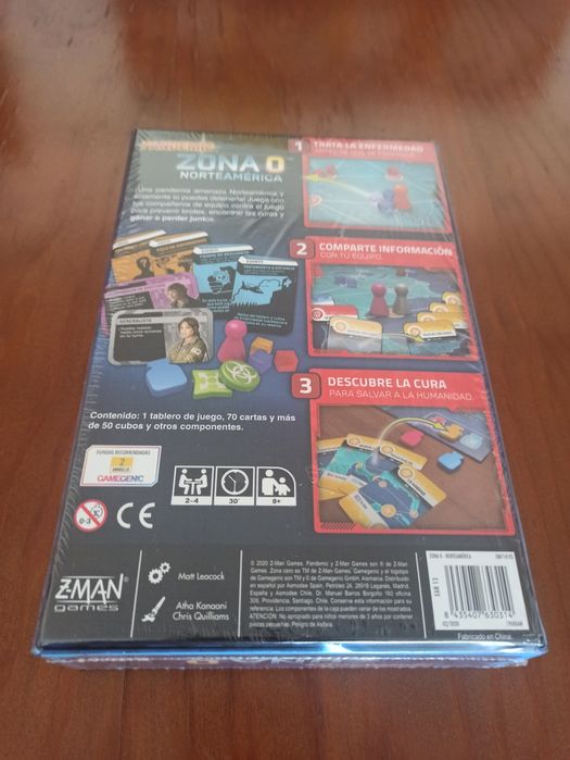 Jogo de tabuleiro PANDEMIC Hot Zone  NOVO/SELADO