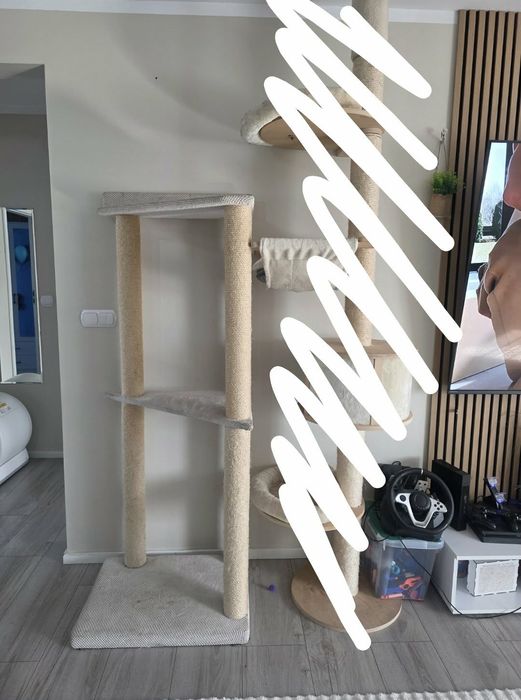 Sprzedam  narożny drapak dla kota