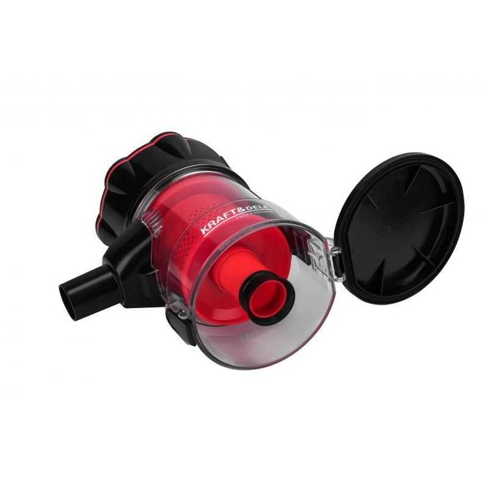 ODKURZACZ PIONOWY 600W 0,5L bezworkowy lekki 2 w 1  czerwony KD5147