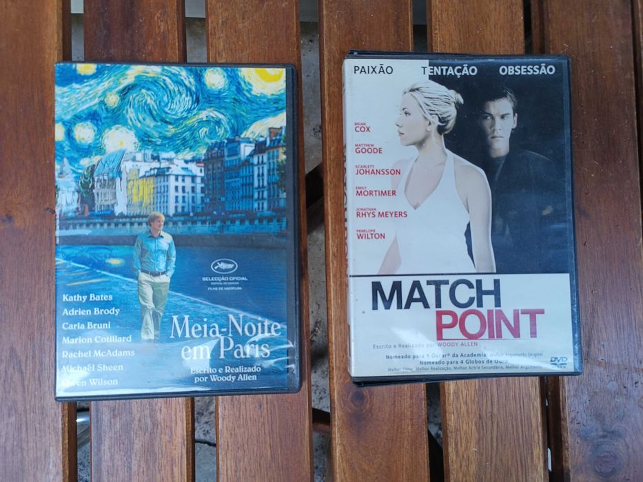 DVD - Match Point -  meia noite em Paris já foi vendido