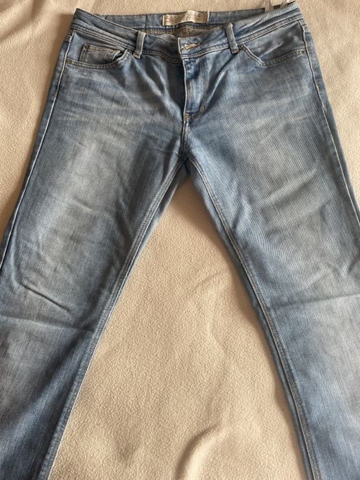 Calças de ganga azul Zara