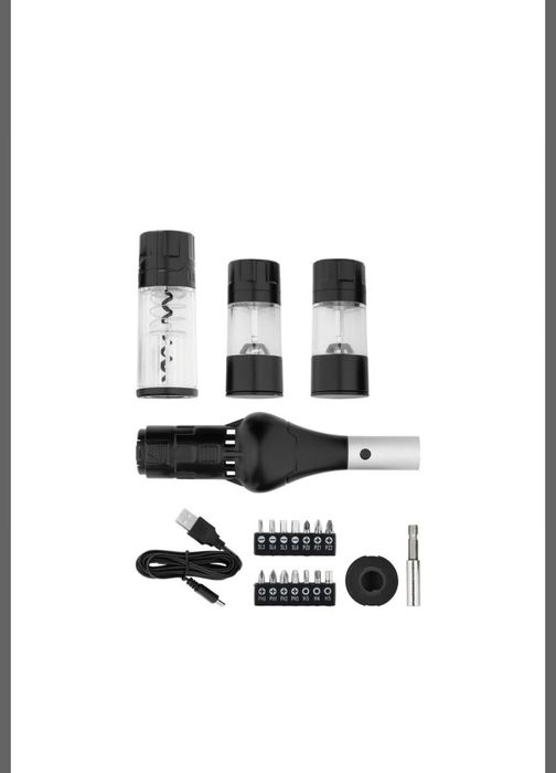 Aparafusadora + conjunto para churrasco 4V parkside