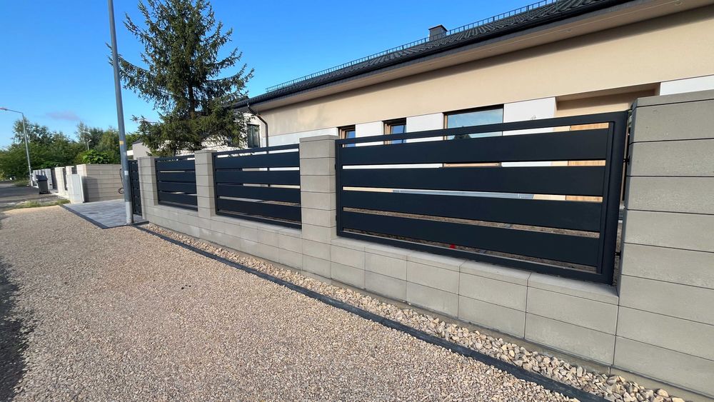 ogrodzenie palisadowe lamele poziome pionowe palisada Producent