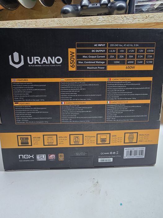 Nox Urano VX 650W 80+ Bronze