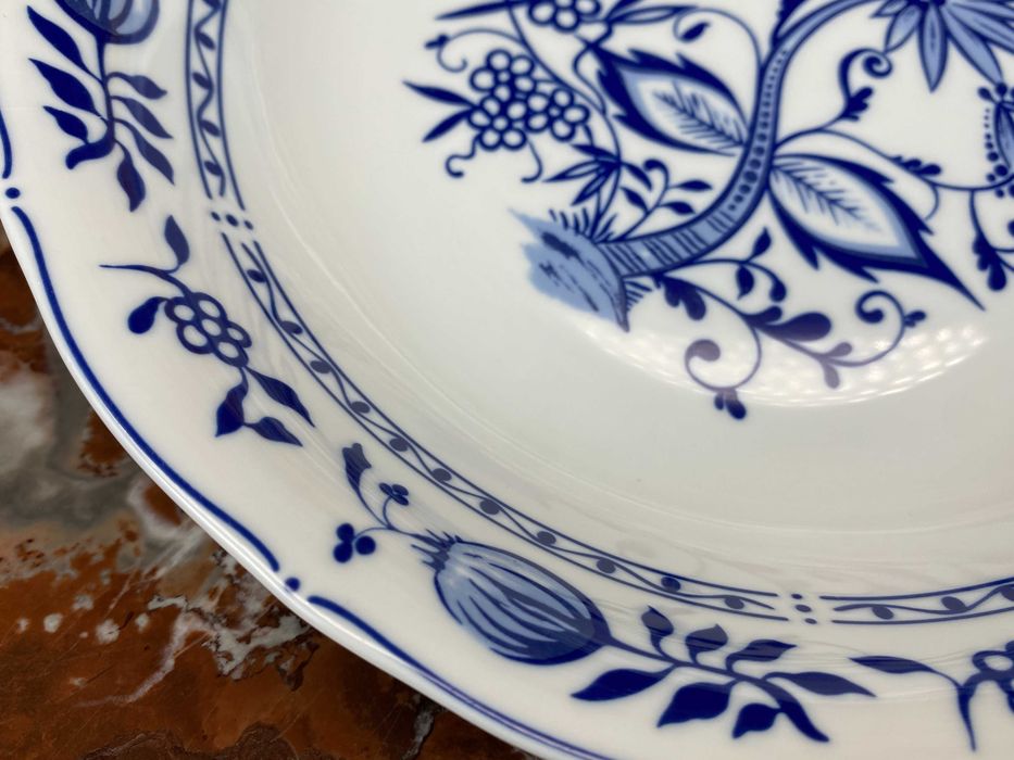 Ładna porcelanowa salaterka / miska - 23 cm - Wzór cebulowy