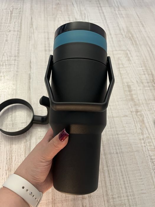 Велика Термокружка-кухоль( tumbler)1182 мл з ручкою та аксесуарами