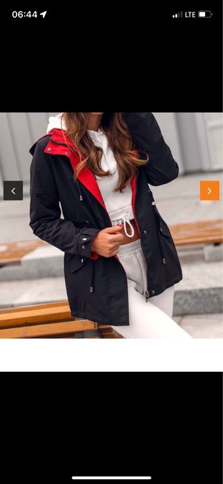 Kurtka parka wiosenna