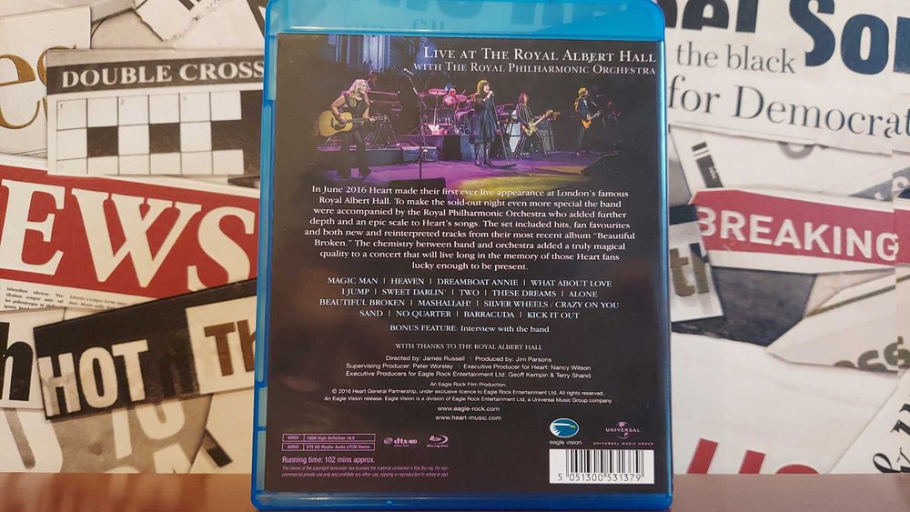Heart & The Royal Philharmonic Orchestra - Live The Royal Albert Hall