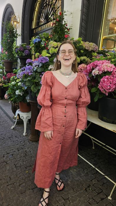 Лляна сукня літня