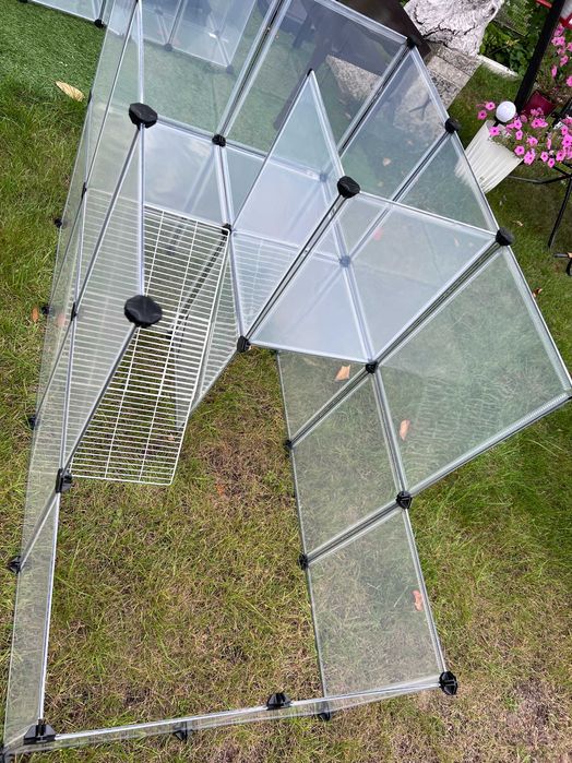 Duża klatka kojec wybieg dla świnki królika zwierząt panelowa NOWA